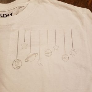 Solar System Planets & Stars Distressed Tshirt